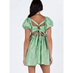 Princess Polly C59  NWT Let's Dance Mini Dress Green Floral Size 12 Photo 3