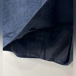 ZARA  Basic Jacquard Paisley Mini Skirt Navy Blue XS Chic Preppy Academia Coastal Photo 4