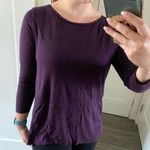 Loft plum long sleeve top Photo 0