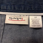 Ralph Lauren Talbots Vintage 90s Y2K Blue Denim Maxi Wrap Skirt - Petite Size 10 Photo 6