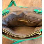 J. CREW Handbag Kelly Green Leather Crossbody Bag‎ 3 Photo 3