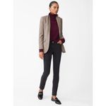 J. McLaughlin Jeans Slim FIt Lexi Mid Rise Stretchy Black Gray Size 4 Photo 1