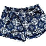 Anthropologie Womens  Miami Navy Paisley Print Pull- On Waist Shorts - Sz M Photo 0