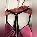PINK - Victoria's Secret  Strappy mesh push up Bra size 32B front buckle closure Photo 6