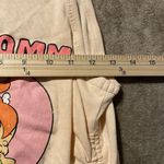 The Flintstones Tank Top Womens Size XL Bamm Bamm & Pebbles One Shoulder Cream Photo 7