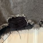 Free People We the Free Black Denim Ripped Jean Shorts Size 28” Photo 3