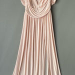 Pretty Little Thing sz 18 blouson pink maxi plunge A Photo 0