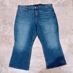 7 For All Mankind  Jen 7 Cropped Blue Jeans Plus Size 24 NWT $195 Photo 1