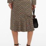 Bathsheba Batsheva Strawberry & Ditsy Floral Print Midi Skirt Photo 0