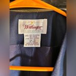 Worthington Vintage  navy blue 2 piece suit w/brass buttons- excellent vintage Photo 4