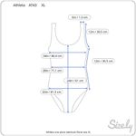 Athleta one piece swimsuit floral green gray black size XL Photo 2