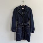 Anthropologie Pilcro Belted Blazer Denim Dress Photo 4