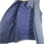 Columbia  Outdoors Blue Full Zip Quilted Fleece Vest Size M Hiking‎ Western Camp Photo 5
