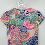 Lilly Pulitzer Roar of the Seas V neck short sleeve tee shirt XS Photo 4