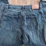 Bershka  High Rise Black Mom Straight Leg Jean Size 8 Photo 8