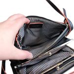 Nine West Coral, Black & Brown Crossbody Photo 2