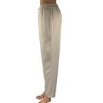 ZARA  Women's Beige High Waisted Pleated Drawstring Tapered Trousers Pants Size S Photo 1