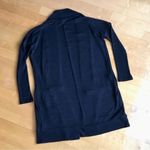 Gap Open Front Long, Flowy, Lightweight Cardigan, Ribbed Sleeves, Black, Size L Photo 14