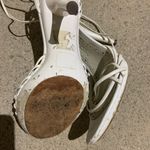 7M Jessica bennette white thin strap stiletto heel Size 7 Photo 3