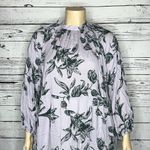 A New Day NWT Sz XXL Purple & Green Floral Print Tiered Peasant Dress w/ Pockets Photo 1