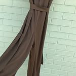ZARA army green wrap capris style jumpsuit woman’s size small Photo 5