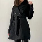 DKNY Abby Double Breasted Trench Coat Photo 1