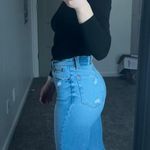 Abercrombie & Fitch Curve Love Ultra High Rise Ankle Straight Jeans Photo 1