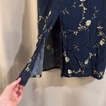 Radcliffe Floral Navy Blue Skirt Size 18 Photo 2