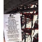 IRO Kamber Red Tweed Knit Zipper Leather Trim Moto Jacket Size 40 Career Office Photo 15