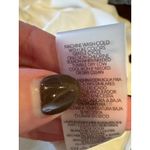 Karl Lagerfeld Shirt Women Medium White Satin Silky Tie Back Blouse NWT Preppy Photo 13