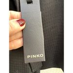 NWT Pinko High Rise Jill 1 Armaturato Argyle Paperbag Short Black 36 / US 0 Size undefined Photo 4