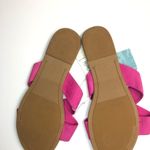 Old Navy Bright Pink Cross Strap Slide size 7 Photo 13
