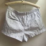 ZARA  Striped Shorts Blue & white Photo 1