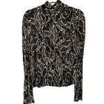 Peyton Jensen Cici Snakeskin Print Turtleneck Size Medium Photo 6