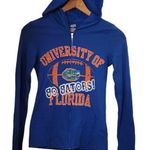 University of Florida Go Gators‎ Blue Hooded Basketball Cotton Zip Up Jacket Photo 0