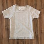 Everlane Short Sleeve Sweatshirt Comfy Everyday Top Heather Gray Size Small De Photo 4