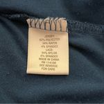 Dress Barn  Lace Overlay Scoop Neck Top Zip Back Teal 1X Photo 4