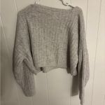 Windsor  Light Gray V-Neck Sweater Photo 2
