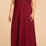 Hayley Paige Occasions NEW Plus Size 22 Bridesmaid Dress One Shoulder Cashmere Photo 14