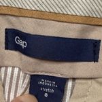 Gap - Women’s Cream Striped Capri Dress Pants - Size 6. Photo 8