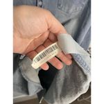 Quince Distressed Blue Denim Shirt Dress Size XS Chambray Summer Teacher Work Photo 6