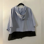 MTA Sport  Pullover Windbreaker Women’s Size 2X Purple Mesh Active Plus Oversized Photo 2