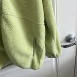Staccato  Women’s Neon Green Fuzzy Button Jacket w/ 3 Pockets - Size Medium Photo 2