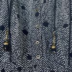 Anthropologie Anthro Maeve Galen Tassel Tie Chevron Dot Shift Dress Photo 10