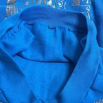 Jerzees Vintage Horse Carousel Sweatshirt  Glitter Pullover M 80s USA Crew Teal Photo 5