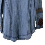 Free People  You Don't Own Me Henley Thermal Sweater M boho Photo 5
