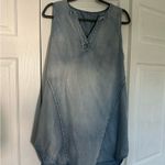 Cupshe Denim V-Neck Mini Dress Photo 2
