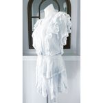 Love Shack Fancy Revolve*  Natasha Dress, Bedroom Blue Hand Dye, Size L NWT $395 Photo 8