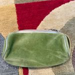 Juicy Couture  Y2K Vintage Retro Rare Green Silver Velour Barrel Makeup Bag Case Photo 3