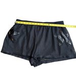 Tripp NYC  Shorts Womens XXL Vinyl Stars Mesh Layer Black Goth Punk‎ Rave Pull On Photo 4